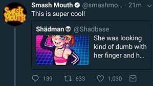 The entirety of this Twitter post from Smash Mouth : r/agedlikemilk