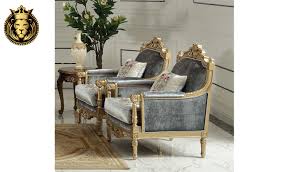 navi mumbai antique golden sofa set