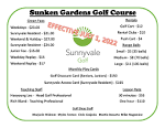 Sunken Rates - Sunnyvale Municipal Golf Course