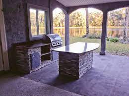 Install new custom cabinets part of larger remodel: Outdoor Kitchens Art Of Natural Stone Jacksonville Fl Stone Work Outdoor Kitchen Build Outdoor Kitchen Outdoor Patio