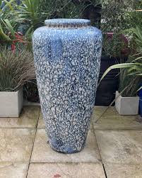 Atlantis Blue Tall Vase World Of Pots