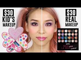 30 kid s makeup vs 30 real makeup