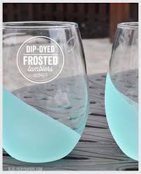 Dip Dyed Frosted Tumblers Vicky Barone