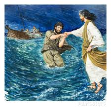 Image result for jesus walking on water