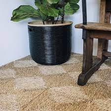bespoke home rectangular seagr rug
