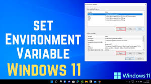 set environment variables in windows 11