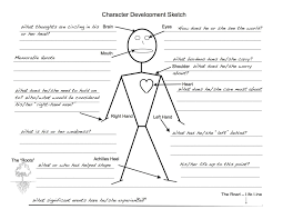 a great character development graphic organizer for the visual a great character development graphic organizer for the visual learner
