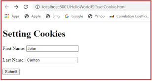 cookies handling in jsp with exles