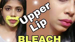 diy upper lip bleach at home you