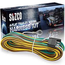 My issue is that my utility trailer lights up fine when connected to my blazer, but recently does not light up at all when connected to the hyundai. Suzco 36 Ft 4 Wire 4 Flat Trailer Light Wiring Harness Extension Kit Custom Made 28