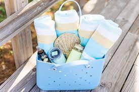 a fun summer gift basket idea do say