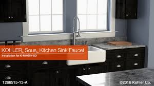 sous kitchen sink faucet kohler