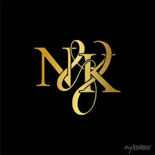 initial letter n k nk luxury art