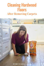 how to clean hardwood floors after
