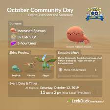 October Community Day - Leek Duck | Pokémon GO News and Resources