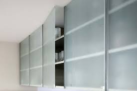 frameless glass kitchen cabinet doors
