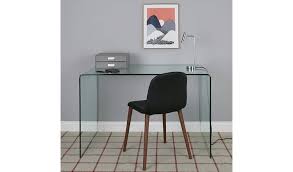 Glass computer desk is suitable for home & office use. Buy Habitat Gala Desk Glass Desks Habitat