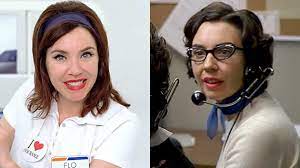 flo the insurance lady was on mad men