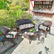 Patio Furniture In Oil Painting