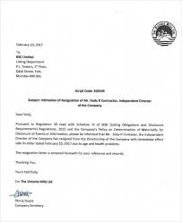 6 contractor resignation letters