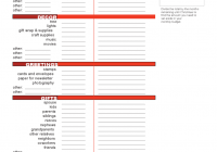 Christmas Budget Worksheet Printable Coloring Page For Kids