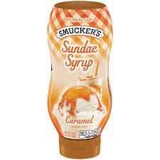 caramel flavored sundae syrup