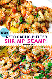 I believe placing the shrimp with garlic and oil in the frig for at least 30 mins. Easy Keto Garlic Shrimp Scampi Recipe Video Dr Davinah S Eats