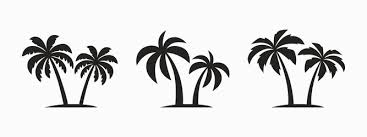 Palm Tree Tattoo Vector Images Over 1 600