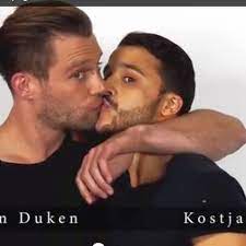 German male celebrities, including athletes, kiss to fight homophobia -  Outsports