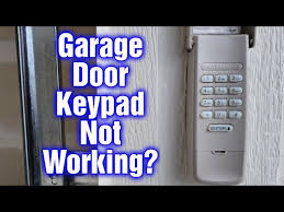 reset garage door keypad code pin