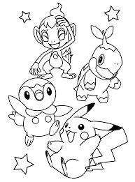 Pokemon coloring pages join your favorite pokemon on an adventure. Coloring Page Pokemon Diamond Pearl Coloring Pages 307