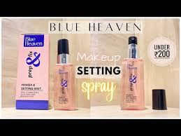 blue heaven makeup setting spray review