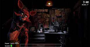 why does foxy run down the hall in five