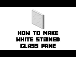White Stained Glass Pane