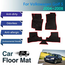 car mats floor for vw volkswagen golf 5