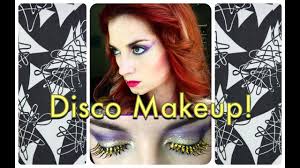 sparkly disco makeup tutorial