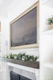 mantel decorating with a tv 10 ideas