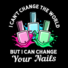 nail salon manicurist funny nail tech