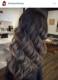 Highlights for black hair are easier to achieve than in most other base colors since black seems to work with all other shades, from subtle to vibrant. Pinterest Asha740 Boliage Hair Balayage Hair Hair Styles