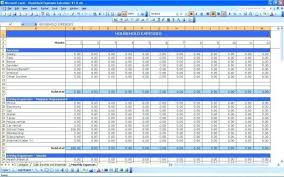 Income And Expense Worksheet Free Business Budget Template An