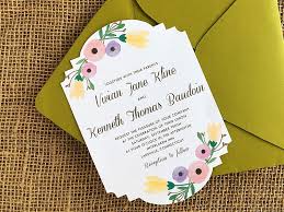 free wedding invitation template with