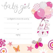 Baby Girl Birth Announcement Cards Set Of 8 Cards Mini Me Gift