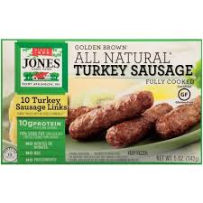 jones dairy farm turkey sausage links