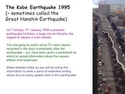 Kobe earthquake case studies