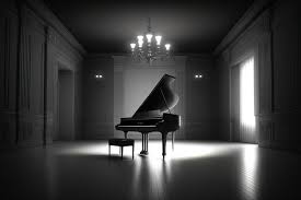 premium photo clic black piano in