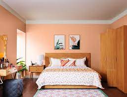 try perfect peach house paint colour