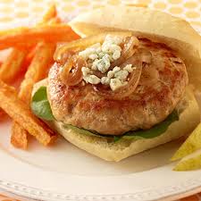 turkey burgers with grilled onion