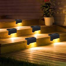 solar lamp path stair outdoor