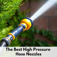 garden hose into a high pressure washer