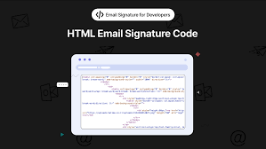 html email signature code